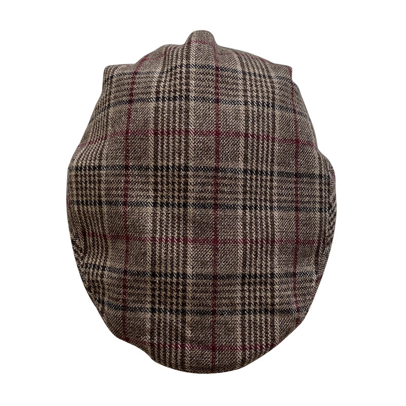 THE PEAKY Marl Flat Hat Silas-Harris Tweed