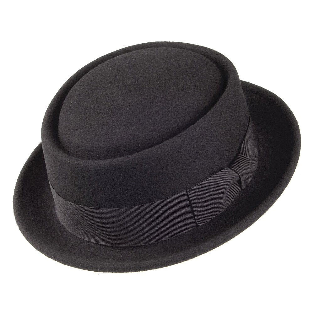 Tienda Jaxon & James Crushable Wool Pork Pie Hat - Black