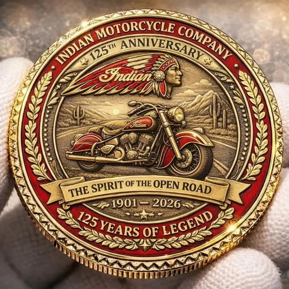Indian Motorcycle 125th Anniversary Commemorative Coin