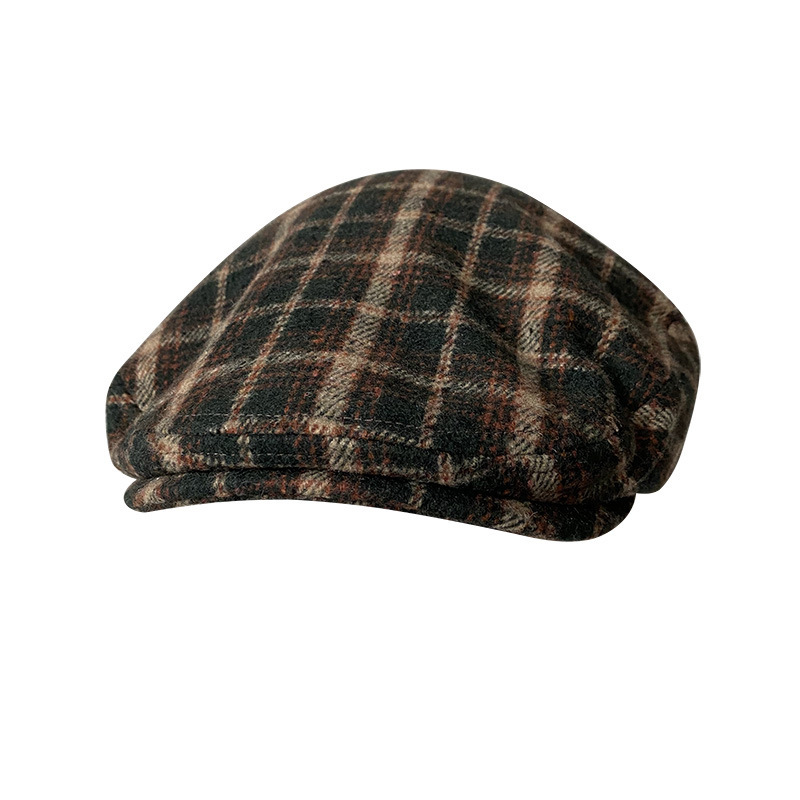 THE PEAKY Marl Flat Hat Kent-Harris Tweed