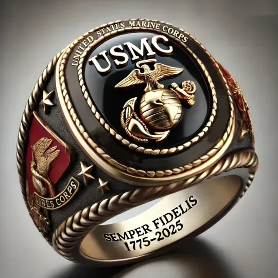250th Anniversary Military Commemorative Ring