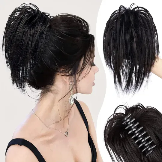 3D Clip-In Bangs Hair Extensions Wig
