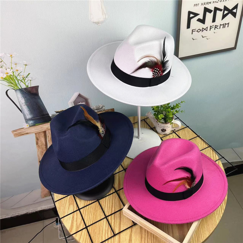 Reynold Gentleman Fedora Hat - Red