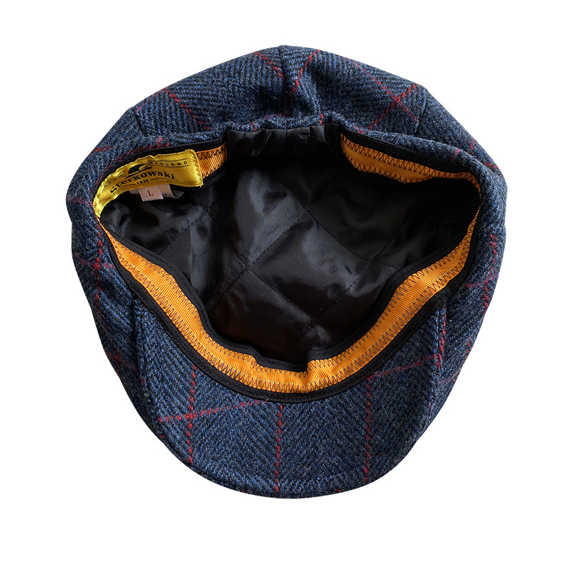 THE PEAKY Marl Flat Hat Ardmore-Harris Tweed