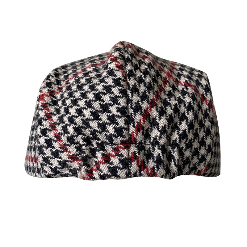 THE PEAKY Marl Flat Hat Brewit-Harris Tweed