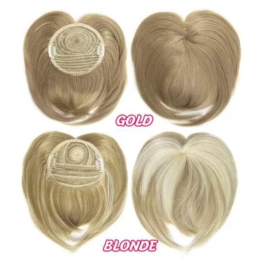 HOT SALE🔥SHORT NATURAL HAIR TOPPERS With Bangs|From thin to thick in seconds