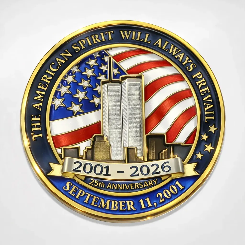 9/11 25th Anniversary Memorial Coin