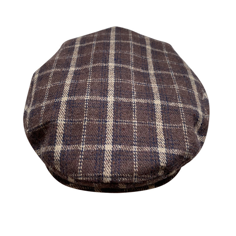 THE PEAKY Marl Flat Hat Brixto-Harris Tweed