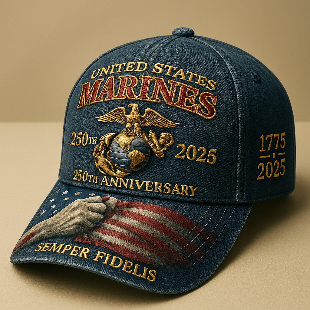 USMC 250th Anniversary Semper Fi Cap – Honor the Few, the Proud