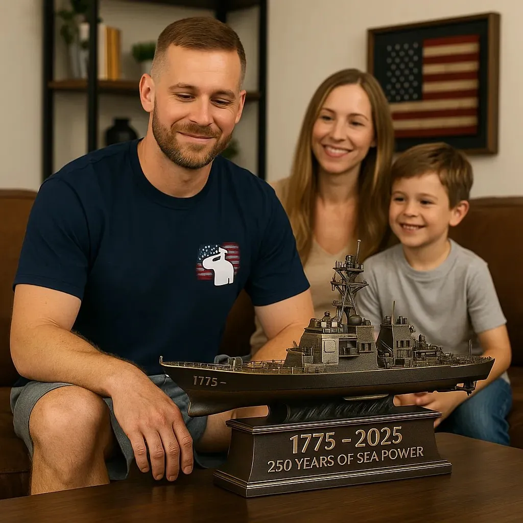 🔥LAST DAY SALE 49% OFF – Navy Heritage 250th Anniversary Display Edition