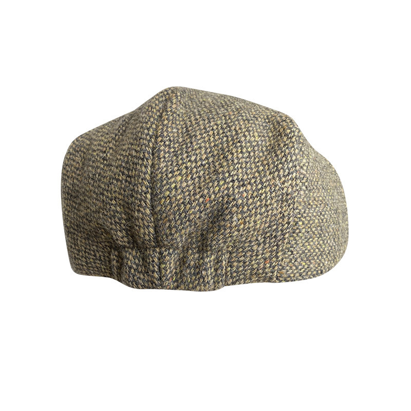 THE PEAKY Marl Flat Hat ParticlesB-Harris Tweed