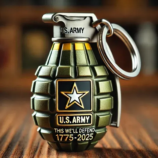 250th Anniversary Military Commemorative Grenade