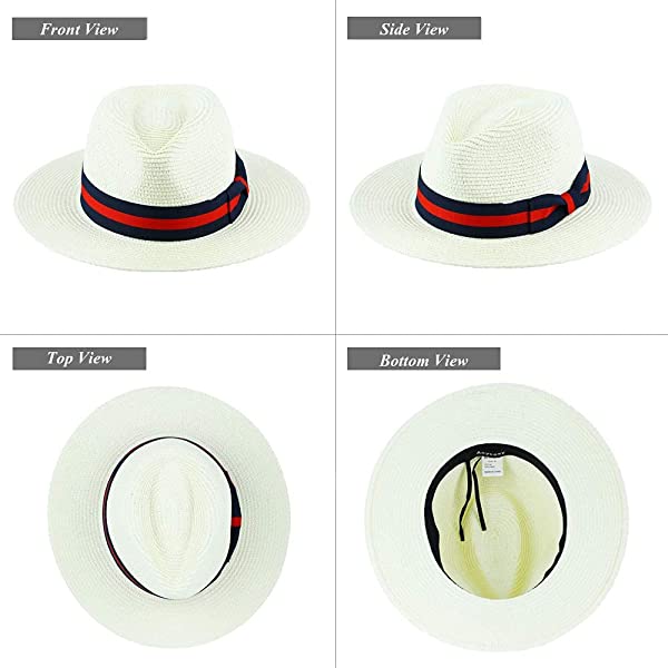 Panama Straw Hats for Men & Women (two Bands)