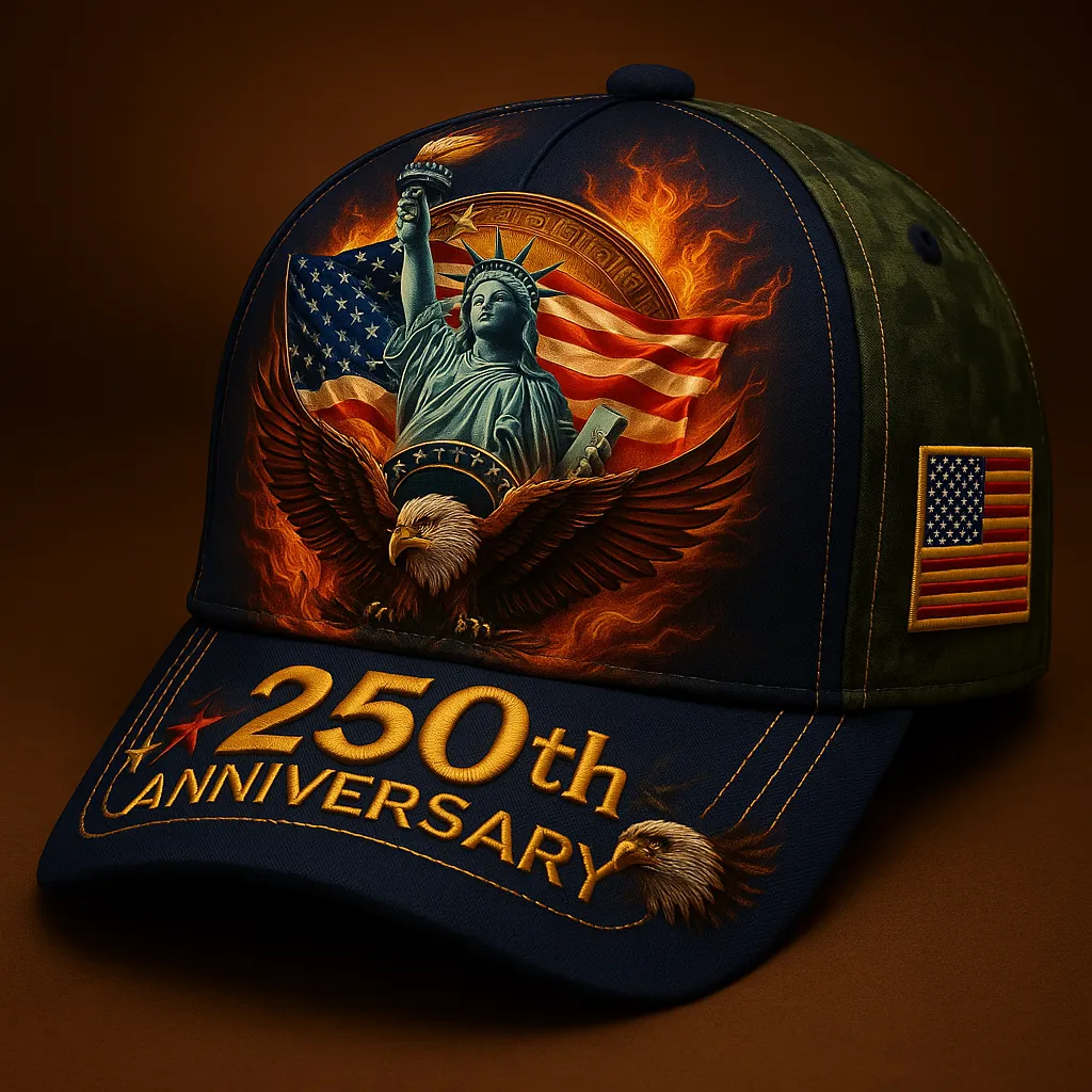 USMC 250th Anniversary Liberty Flame Cap