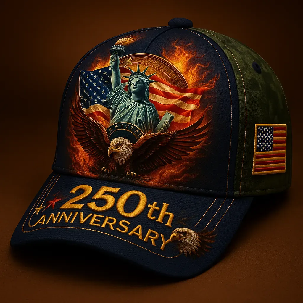 USMC 250th Anniversary Liberty Flame Cap