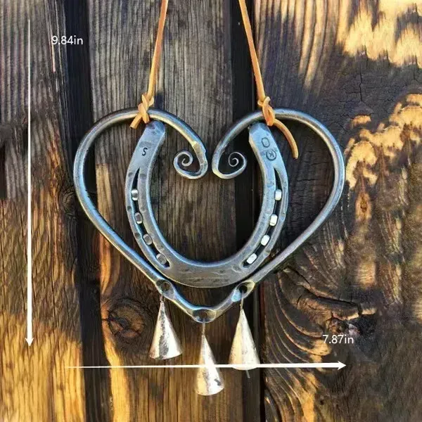 100% Handmade | The Horseshoe Heart Wind Chime ❤ (Handmade by Jordan Maynard®)