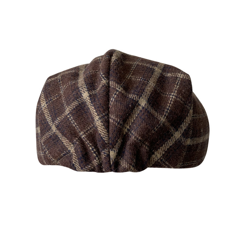 THE PEAKY Marl Flat Hat Brixto-Harris Tweed
