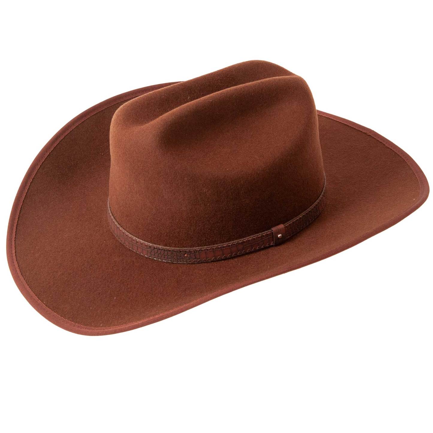 Cattleman Felt - Brown Cowboy Hat - Cowboy Hat Band