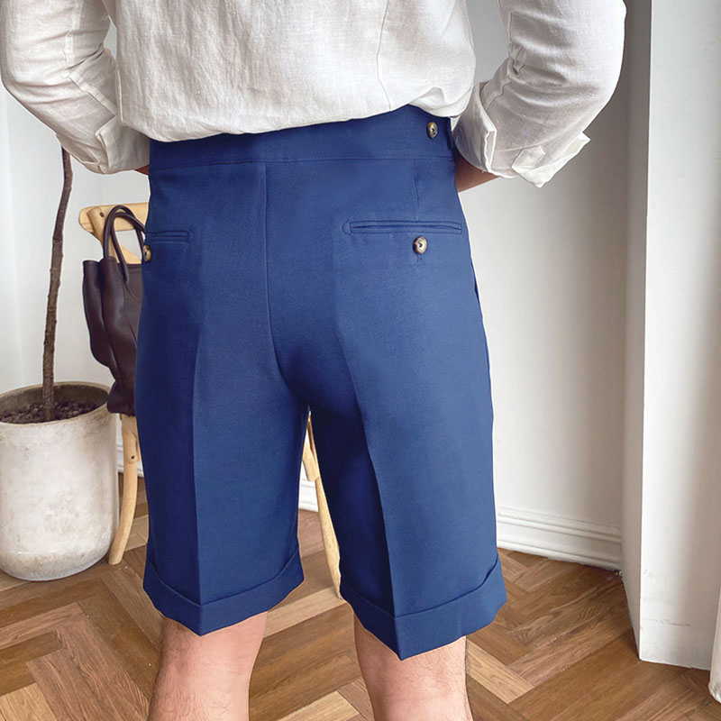 Gentleman elegant casual shorts Mens pants