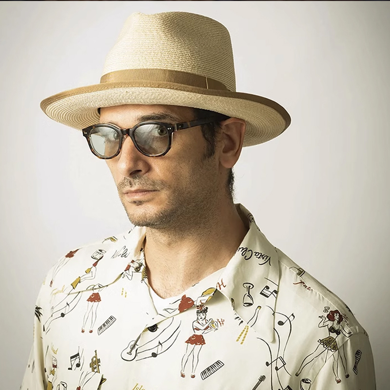 Vintage Full Linen Braided Cool All-Match Hat