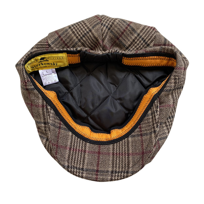 THE PEAKY Marl Flat Hat Silas-Harris Tweed