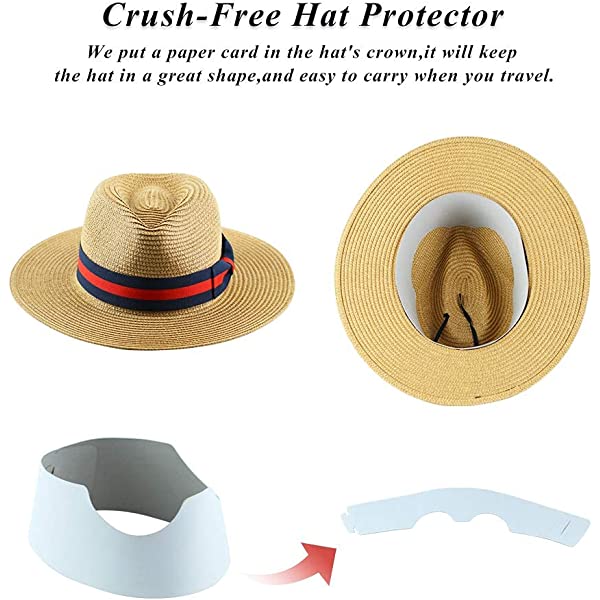 Panama Straw Hats for Men & Women (two Bands)