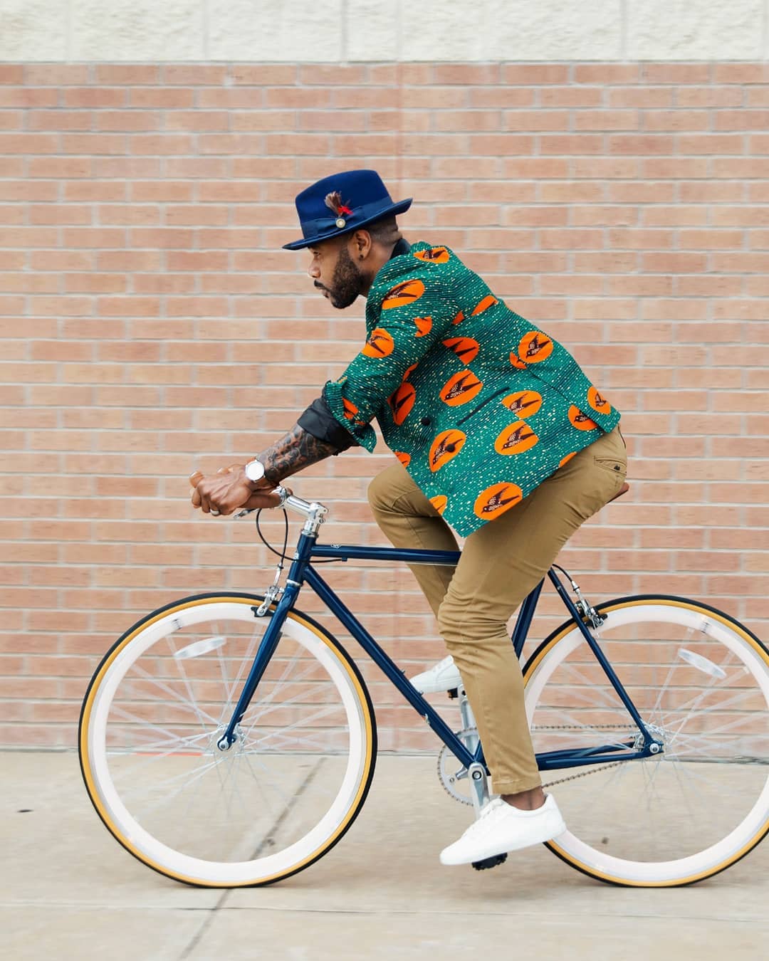 Trilby Fedora – Navy [Fast shipping and box packing]