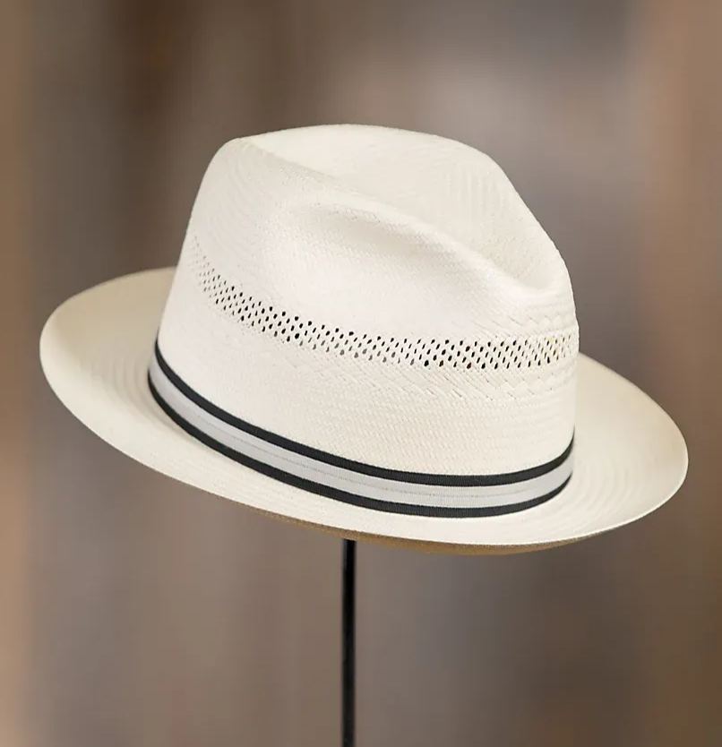 [Copy]STRATOLINER HEMP FEDORA -BEIGE[BUY 2 FREE SHIPPING & BOX PACKING]