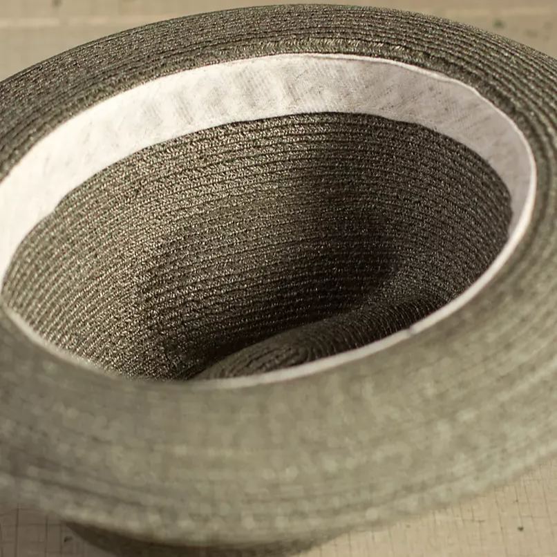 Crushable Straw Fedora Hat