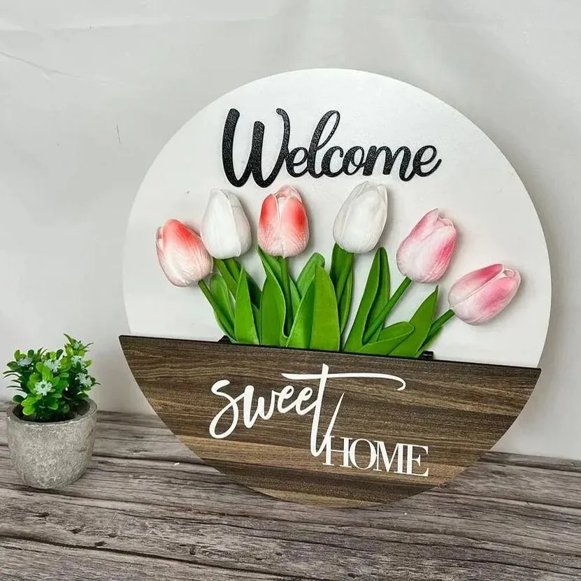 💐Welcome Sweet Home Door Hanger