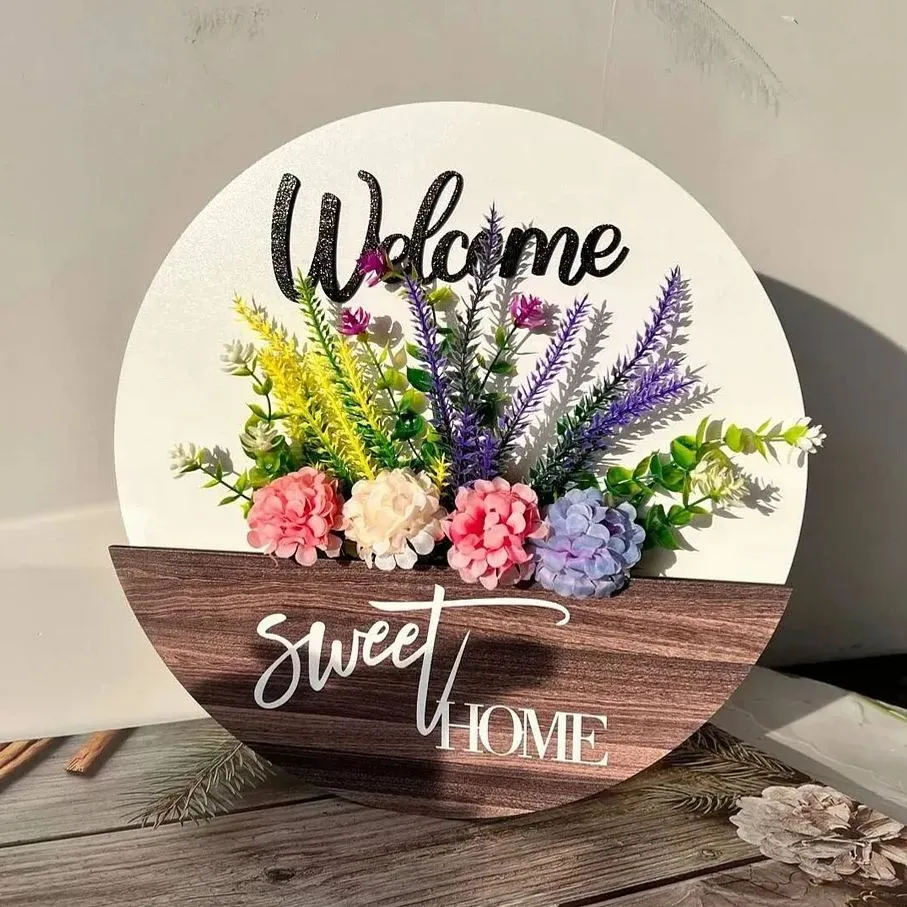 💐Welcome Sweet Home Door Hanger