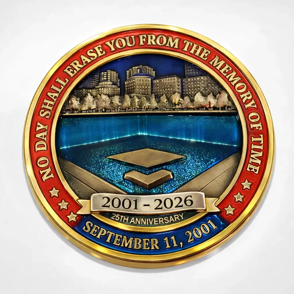9/11 25th Anniversary Memorial Coin