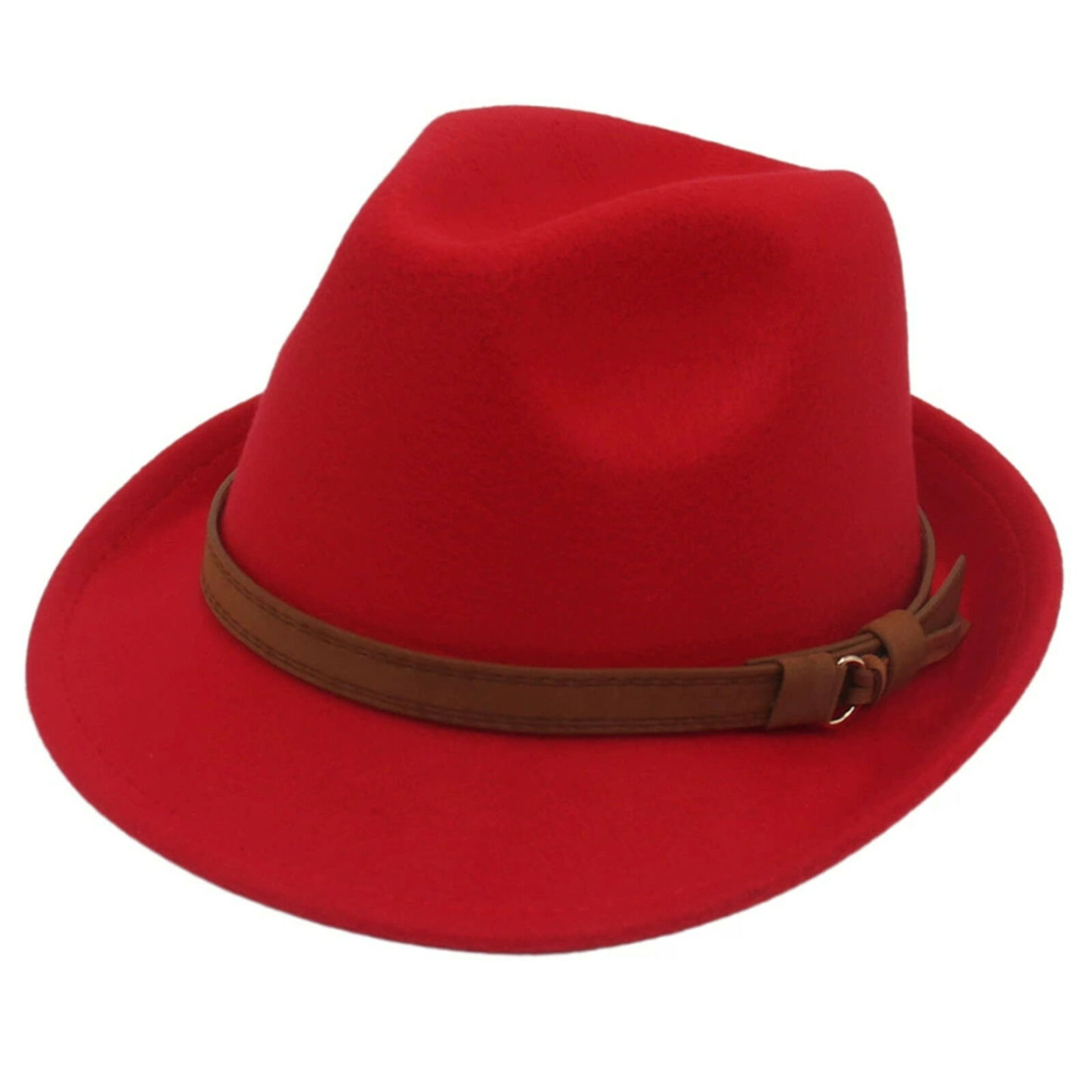 Classic Jazz Felt Hat Wide Brim Fedora Hat