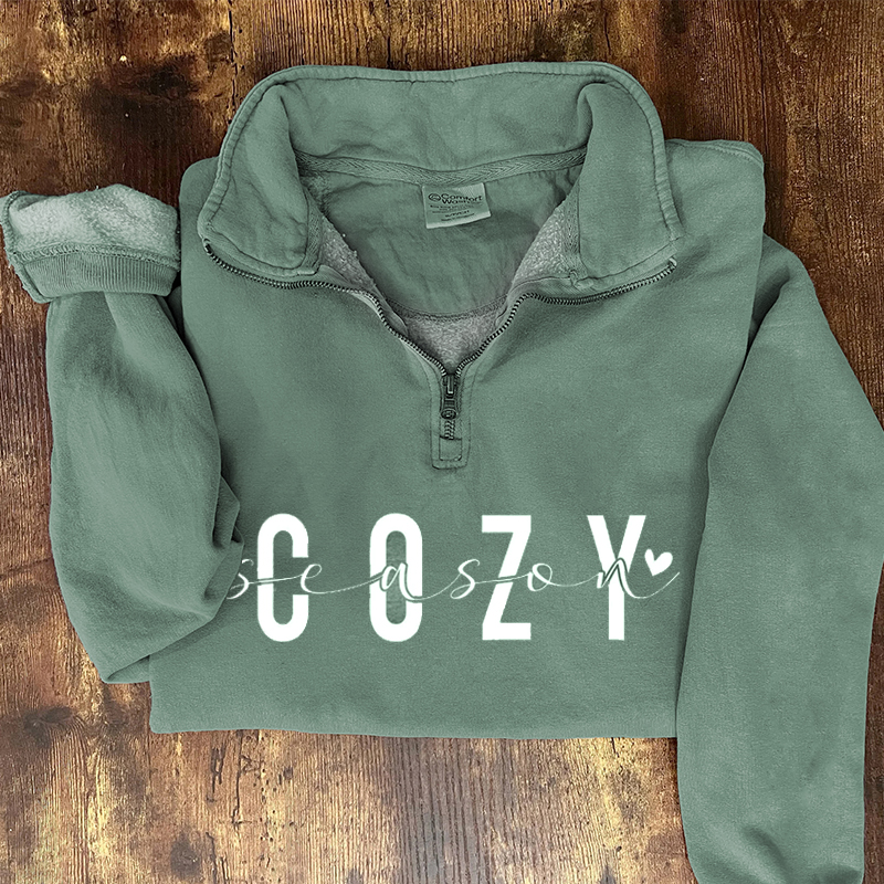 Cozy Season Zip Sweatshirt