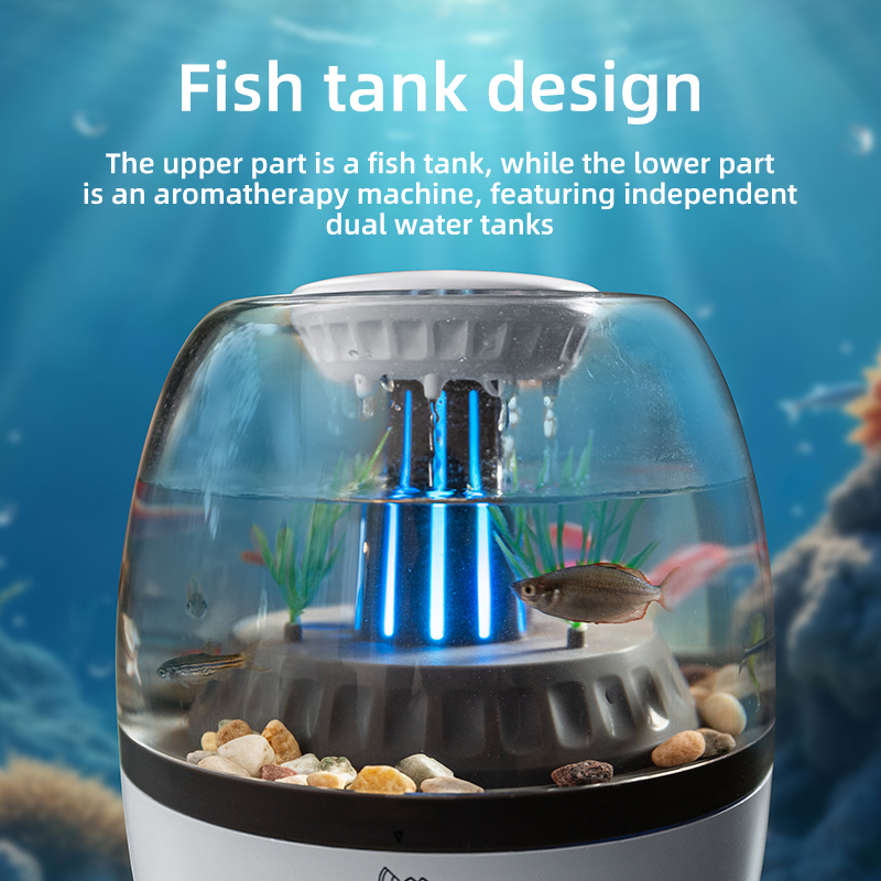 Newmelo™ Fish Tank Aroma Diffuser & Humidifier-Dual Independent Water Tanks