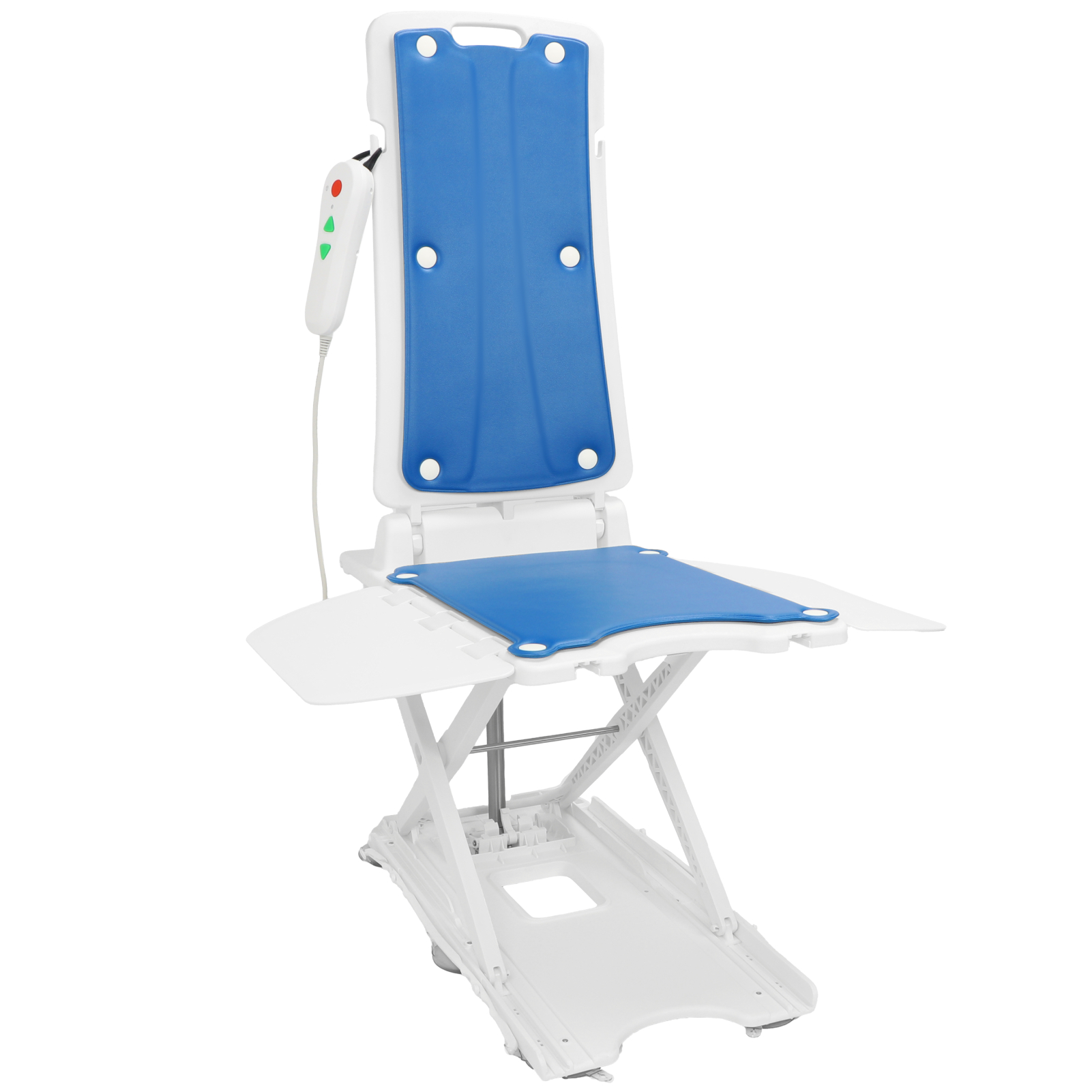 ELPH GUARD Electric Floor Lift for Elderly Falls, Bathtub Lift Chair with Padding for Senior