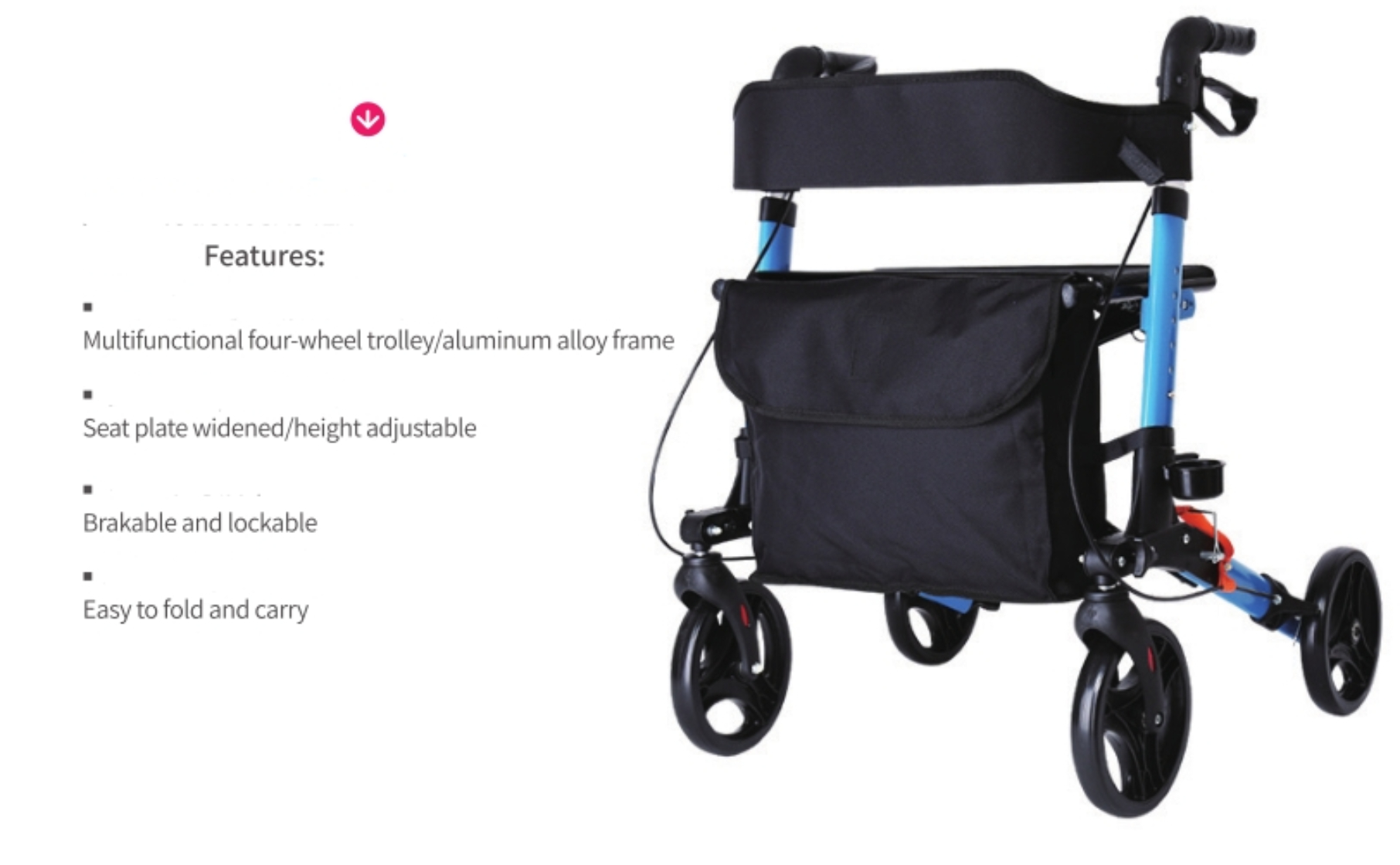 ELPH GUARD Rollator Walkers for Seniors