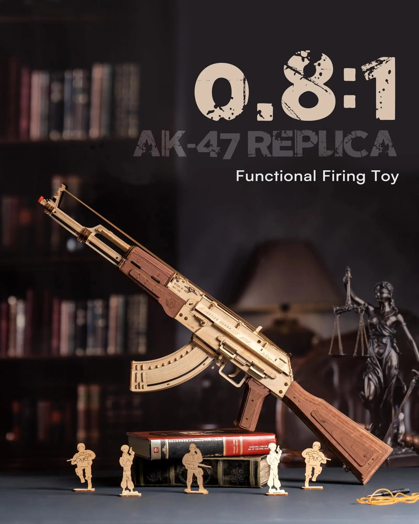 🔥2024 new hot sale 49% off🔥Wooden AK-47 Toy Gun - 3D Puzzle