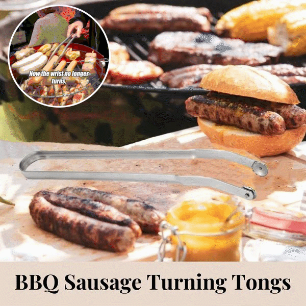 🔥Last Day Sale - 49%Off🔥Magic BBQ Sausage Turning Tongs