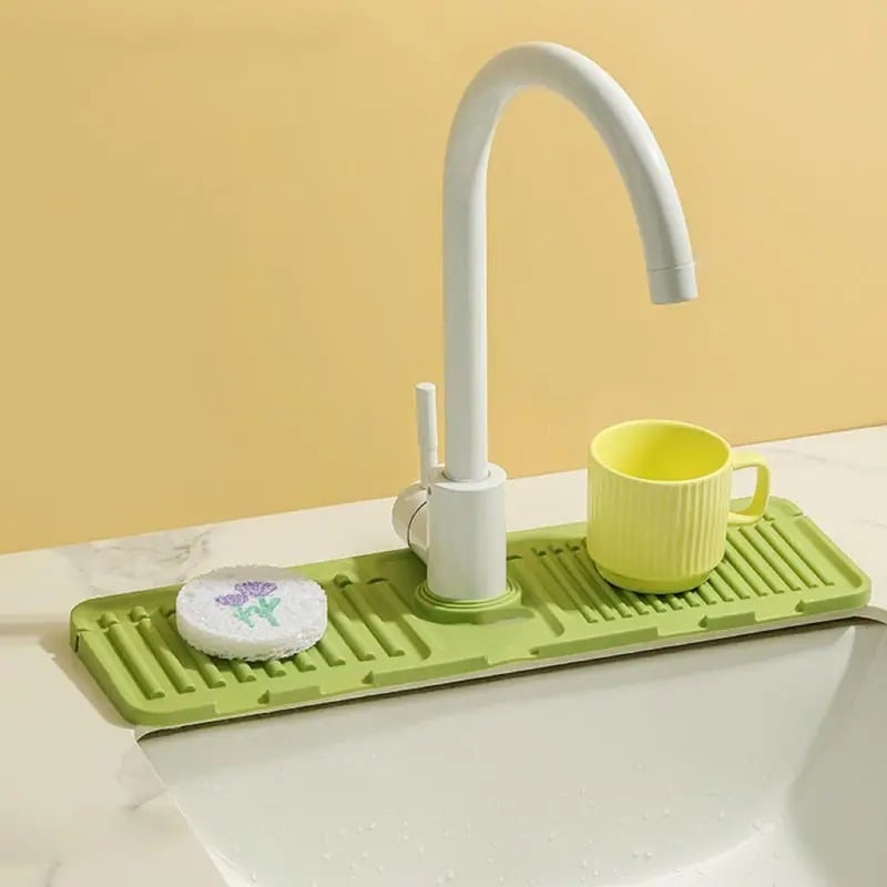 🔥Last Day Promotion - 49%OFF🔥Tidy SplashTM Faucet Guard & Draining Mat