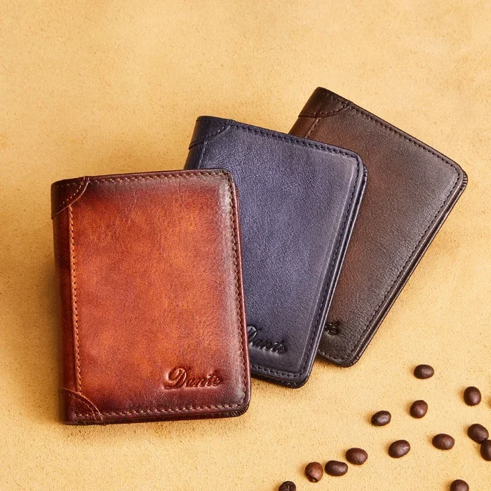 🔥🔒RFID🔒Genuine Leather Wallet for Men💰🔥
