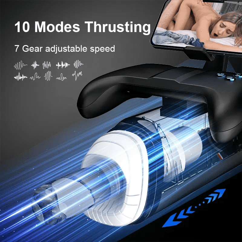 7-Frequency Suction & 7-Frequency Vibration Male Masturbator