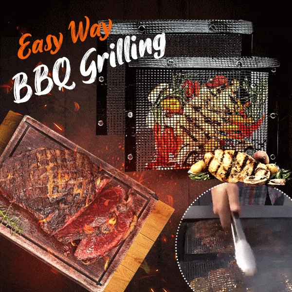 Last Day Promotion SAVE 49% OFF🔥Reusable Non-Stick BBQ Mesh Grilling Bags