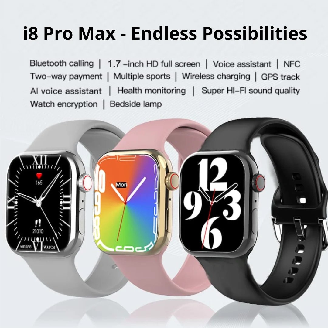🔥2024 new hot sale 53% off🔥i8 Pro Max Smartwatch   |   With Extensive Health Monitor