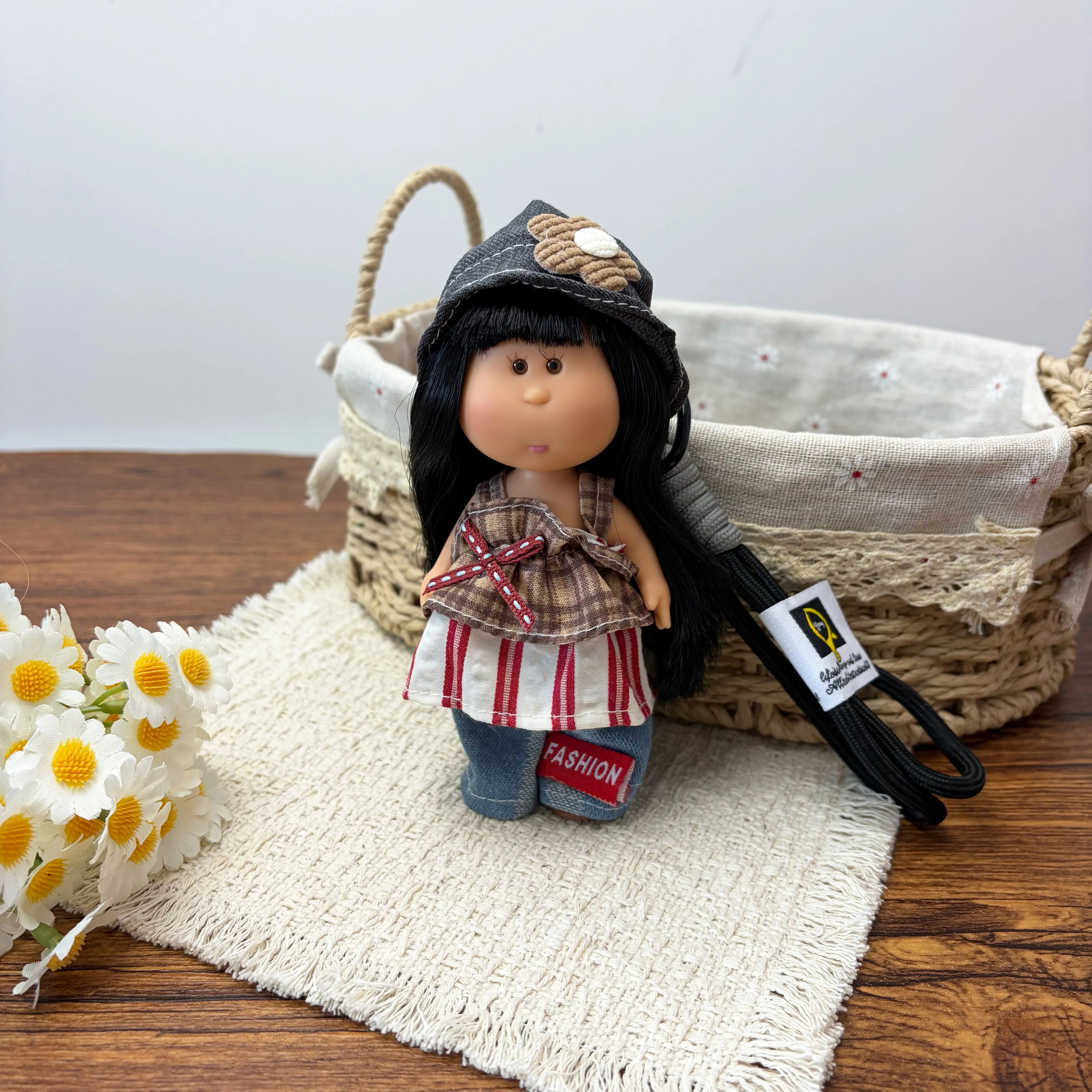 14cm Dress-up Articulated Potato Doll Keychain