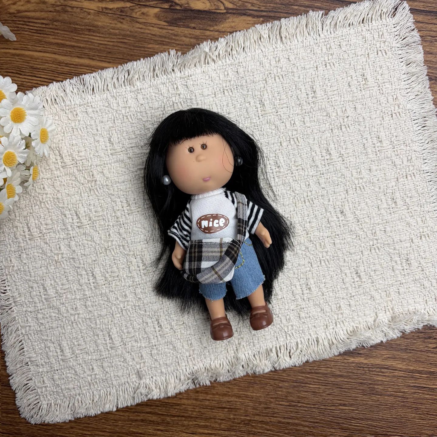 14cm Dress-up Articulated Potato Doll Keychain