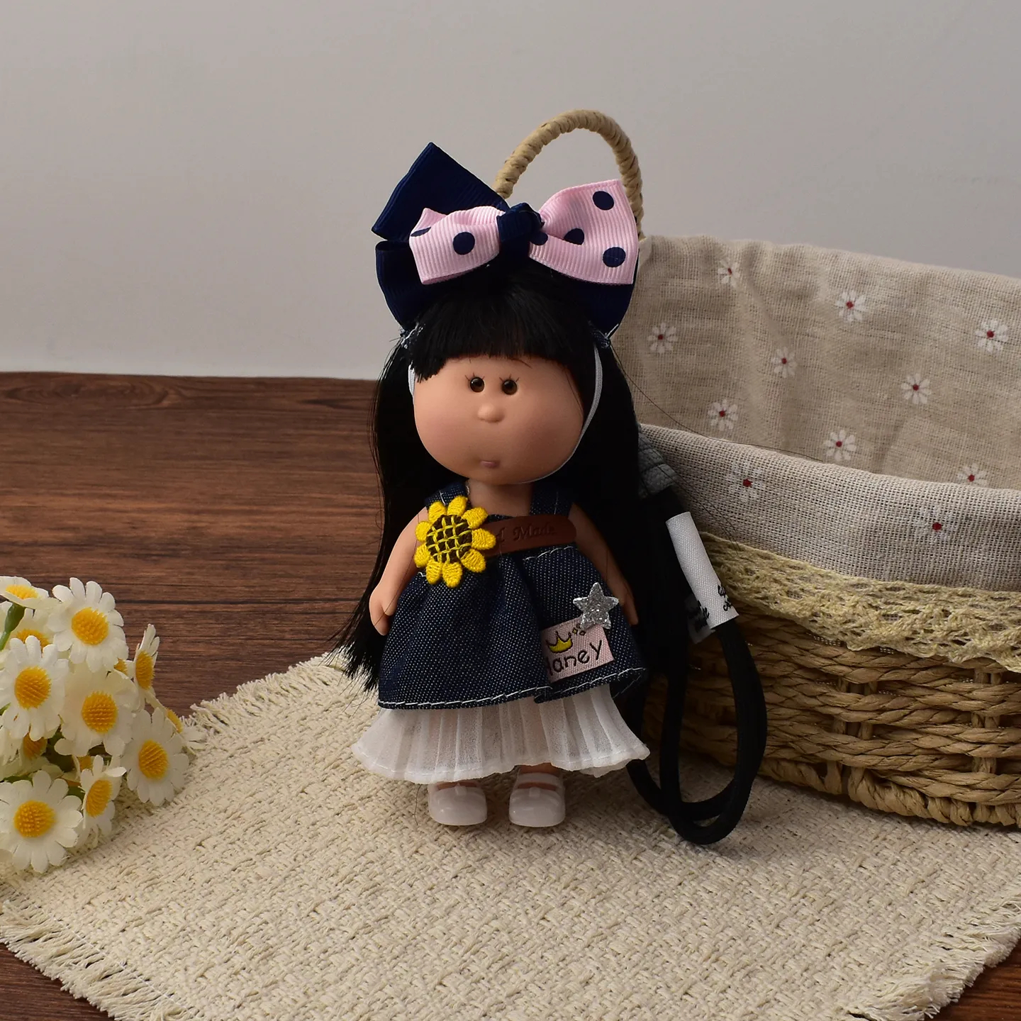 14cm Dress-up Articulated Potato Doll Keychain