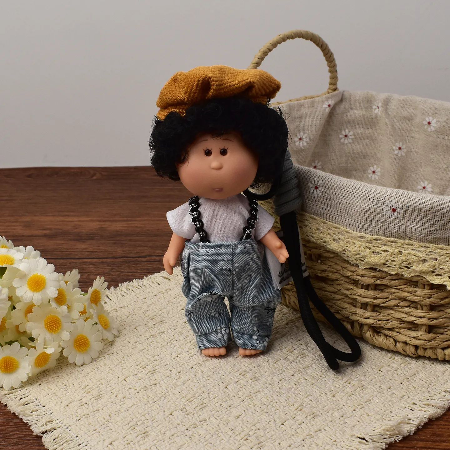 14cm Dress-up Articulated Potato Doll Keychain