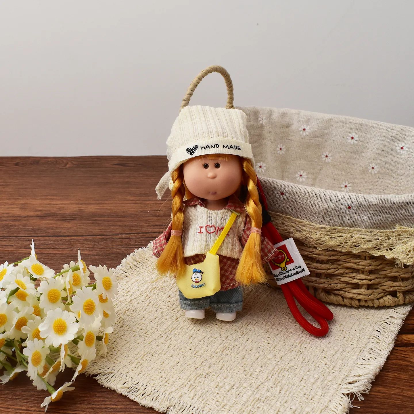 14cm Dress-up Articulated Potato Doll Keychain
