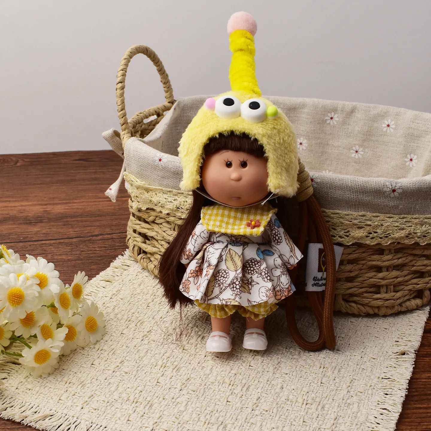 14cm Dress-up Articulated Potato Doll Keychain